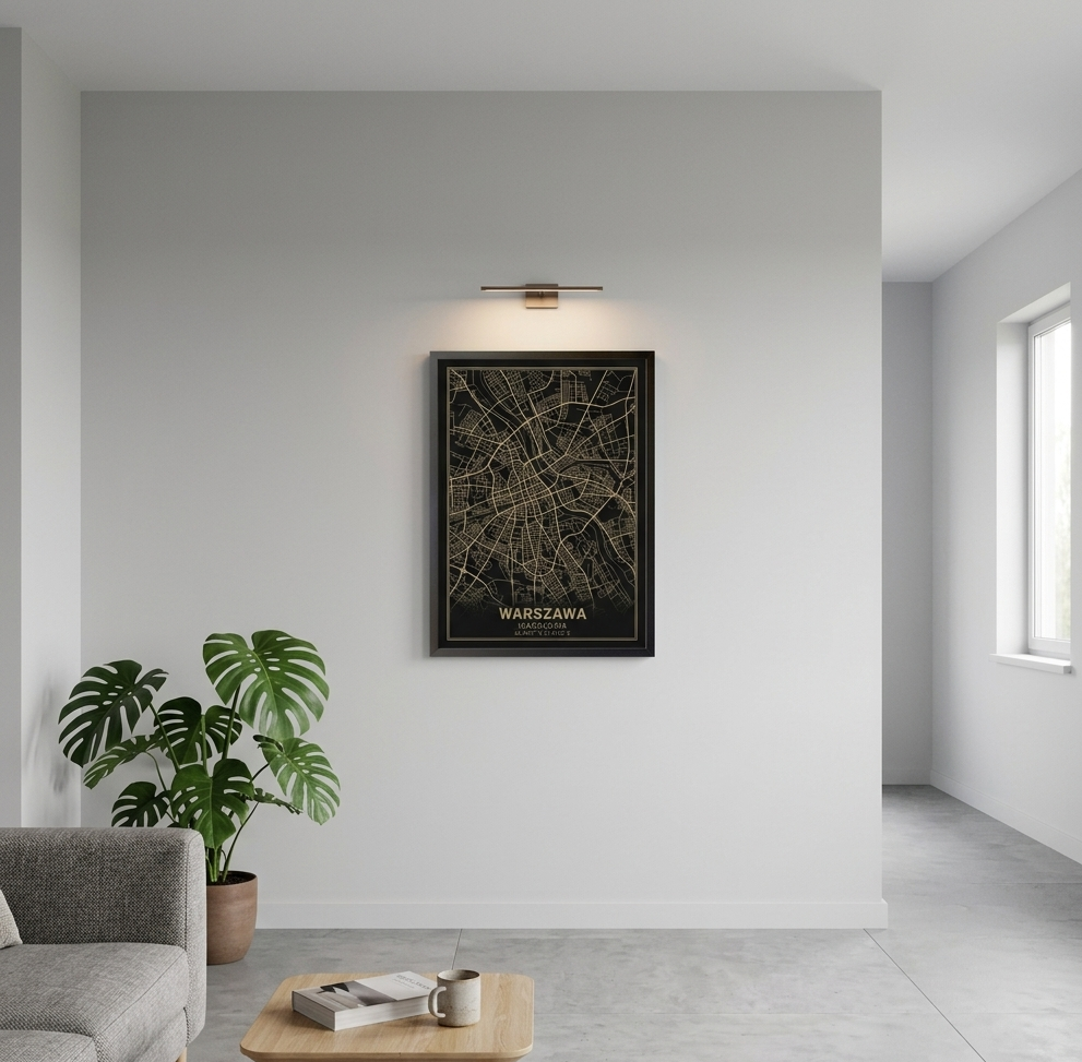 Plakat Mapa Miasta – Złota i Srebrna Edycja Premium